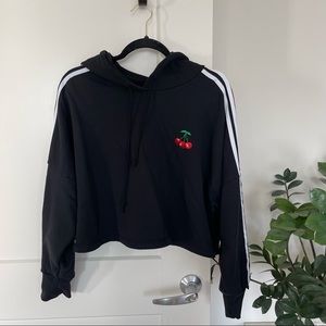 EUC Adidas Crop Hoodie